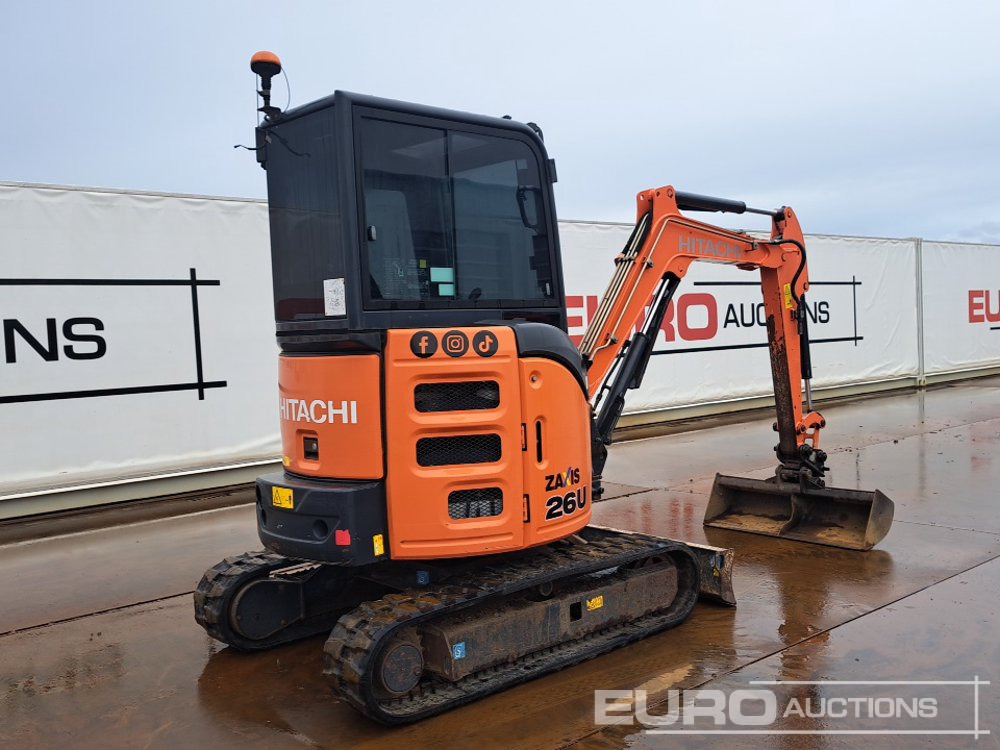 2019 Hitachi ZX26U-5A CR - Ekskavator mini: gambar 5 2019 Hitachi ZX26U-5A CR - Ekskavator mini: gambar 5