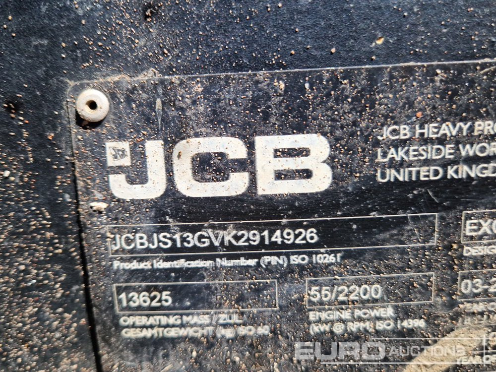Ekskavator perayap 2019 JCB JS131LC: gambar 48