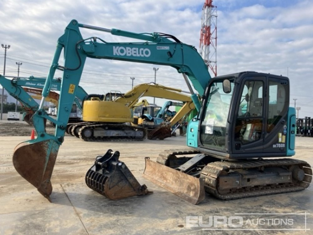 2019 Kobelco SK75SR-7 - Ekskavator mini: gambar 1 2019 Kobelco SK75SR-7 - Ekskavator mini: gambar 1