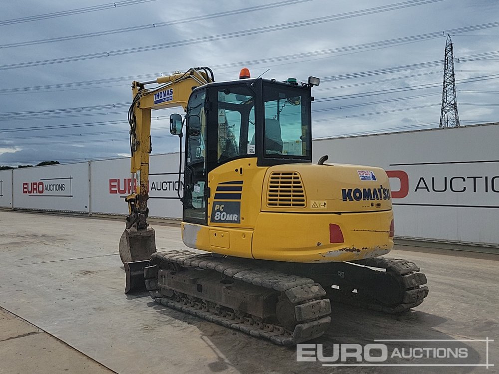 2019 Komatsu PC80MR-5 - Ekskavator mini: gambar 3 2019 Komatsu PC80MR-5 - Ekskavator mini: gambar 3