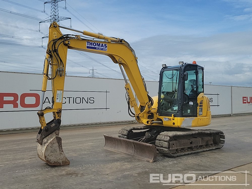 2019 Komatsu PC80MR-5 - Ekskavator mini: gambar 1 2019 Komatsu PC80MR-5 - Ekskavator mini: gambar 1