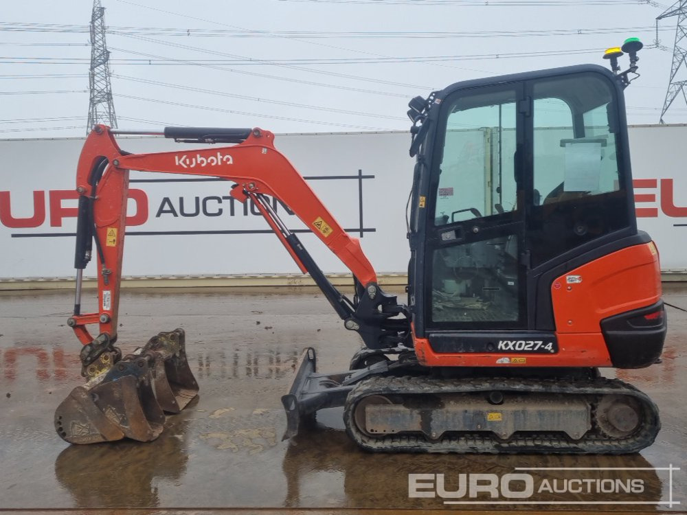 2019 Kubota KX027-4 - Ekskavator mini: gambar 2 2019 Kubota KX027-4 - Ekskavator mini: gambar 2