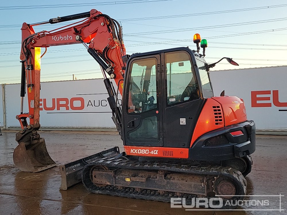 2019 Kubota KX080-4A - Ekskavator mini: gambar 3 2019 Kubota KX080-4A - Ekskavator mini: gambar 3