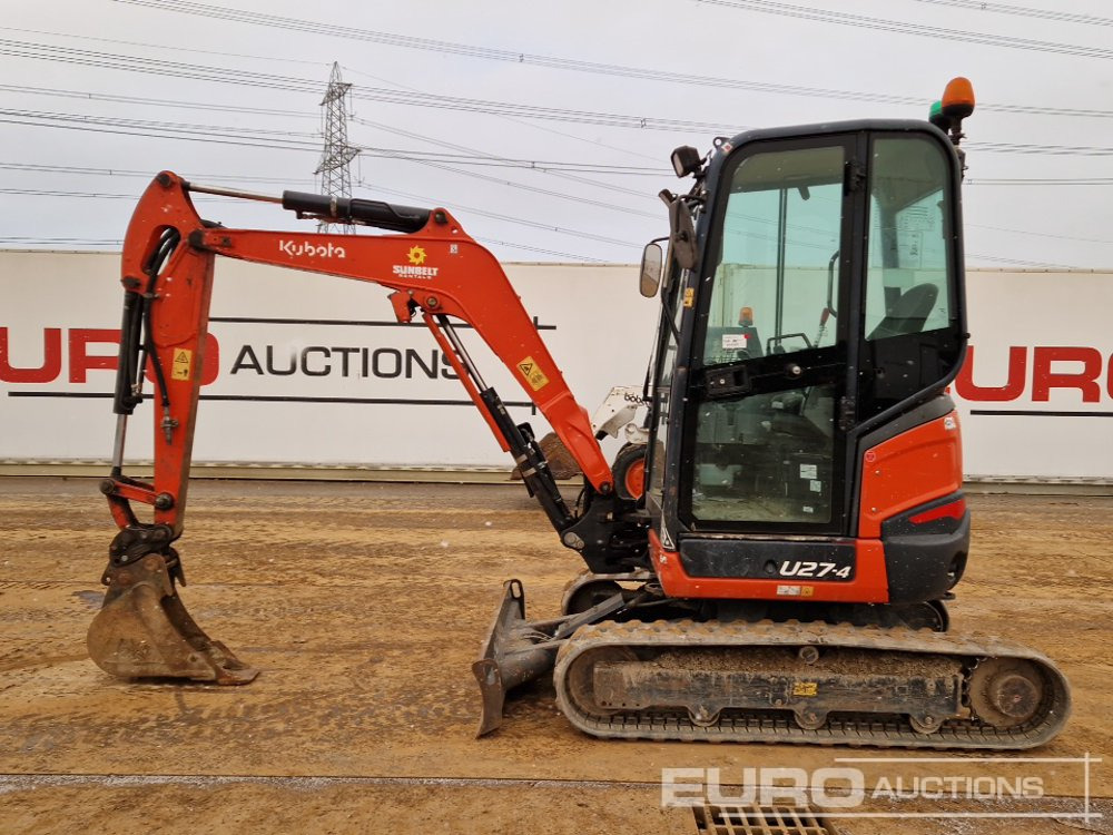 2019 Kubota U27-4 - Ekskavator mini: gambar 2 2019 Kubota U27-4 - Ekskavator mini: gambar 2