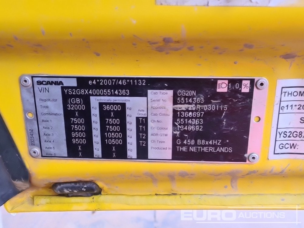 Truk jungkit 2019 Scania G450XT: gambar 49