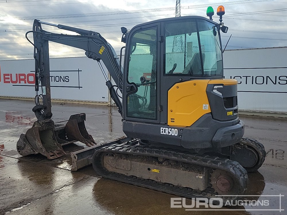 2019 Volvo ECR50D - Ekskavator mini: gambar 3 2019 Volvo ECR50D - Ekskavator mini: gambar 3