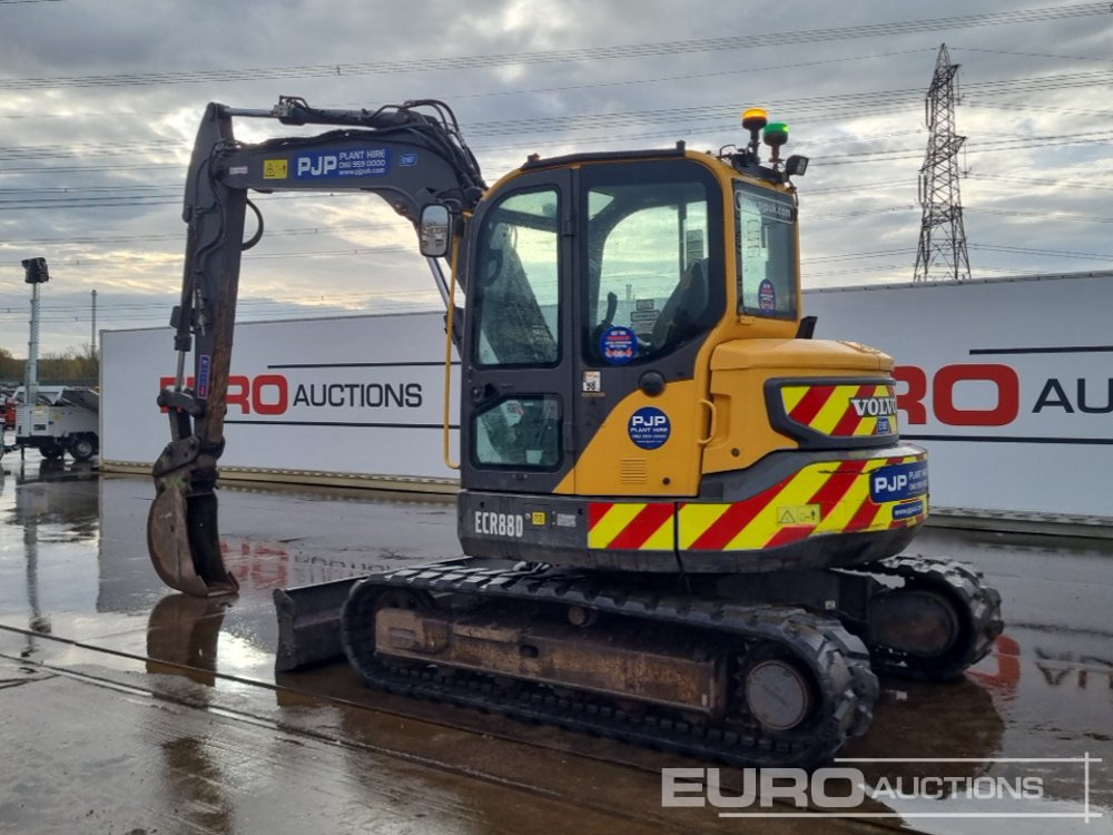 2019 Volvo ECR88D - Ekskavator mini: gambar 3 2019 Volvo ECR88D - Ekskavator mini: gambar 3