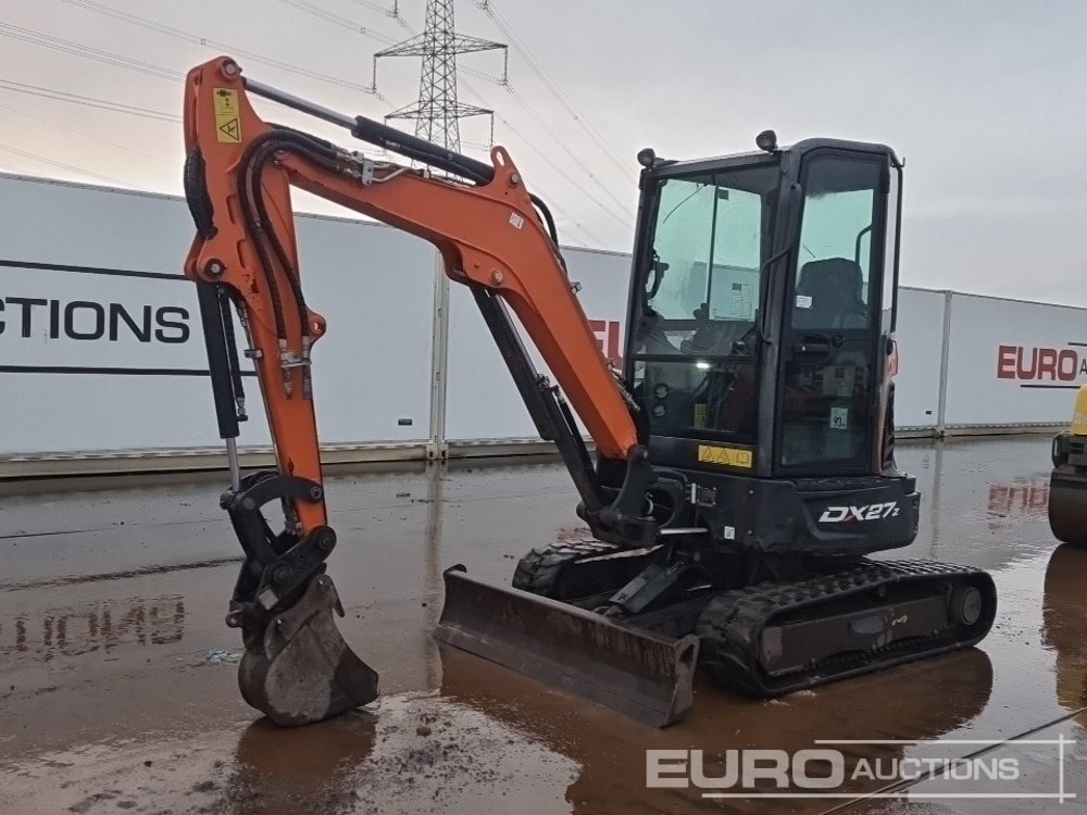 2020 Doosan DX27Z - Ekskavator mini: gambar 1 2020 Doosan DX27Z - Ekskavator mini: gambar 1