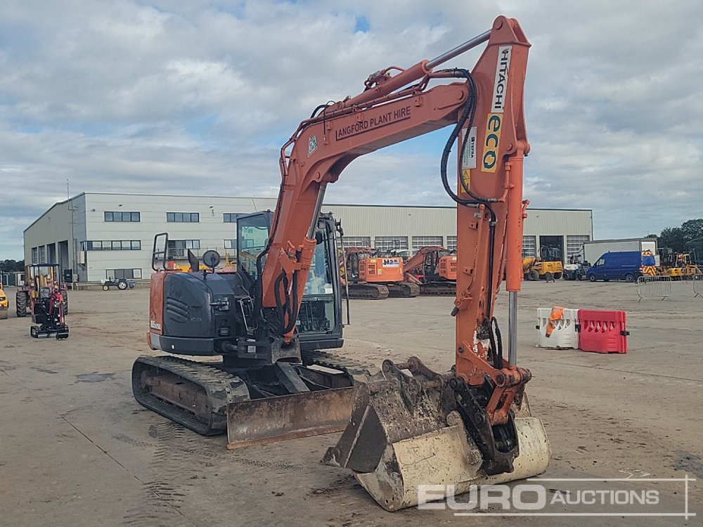 Ekskavator mini 2020 Hitachi ZX85USB-6: gambar 7