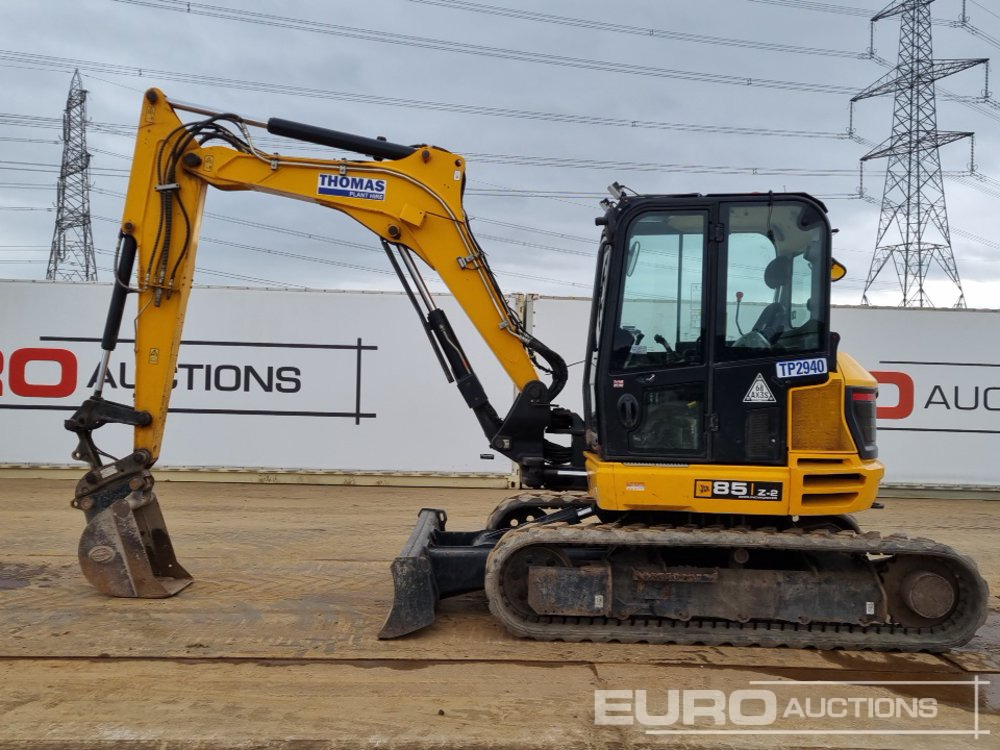 2020 JCB 85Z-2 - Ekskavator mini: gambar 2 2020 JCB 85Z-2 - Ekskavator mini: gambar 2