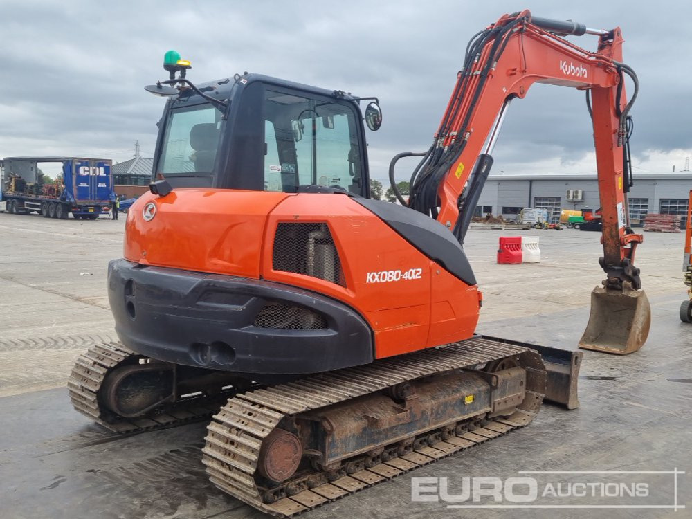 2020 Kubota KX080-4A - Ekskavator mini: gambar 5 2020 Kubota KX080-4A - Ekskavator mini: gambar 5