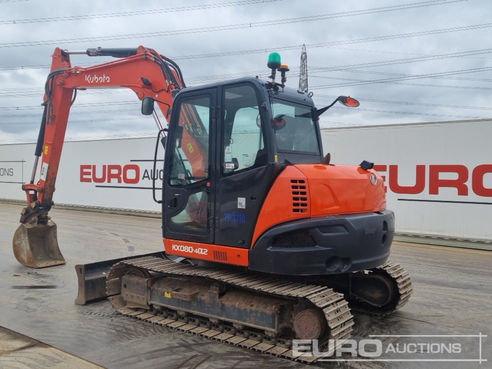 2020 Kubota KX080-4A - Ekskavator mini: gambar 3 2020 Kubota KX080-4A - Ekskavator mini: gambar 3