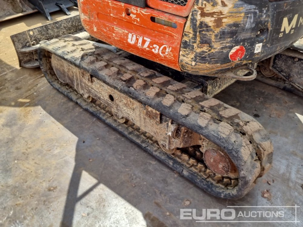 Ekskavator mini 2020 Kubota U17-3A: gambar 9