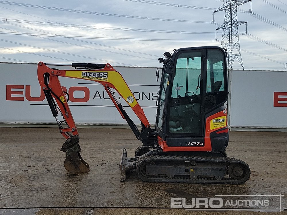 2020 Kubota U27-4 - Ekskavator mini: gambar 2 2020 Kubota U27-4 - Ekskavator mini: gambar 2