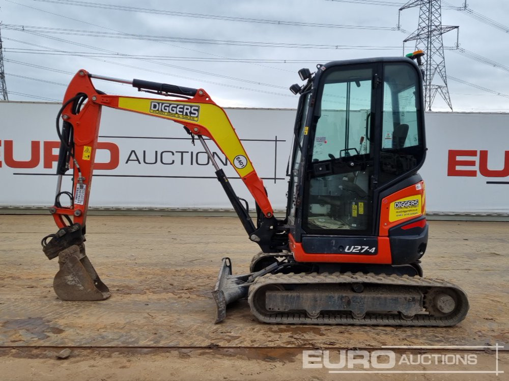 2020 Kubota U27-4 - Ekskavator mini: gambar 2 2020 Kubota U27-4 - Ekskavator mini: gambar 2