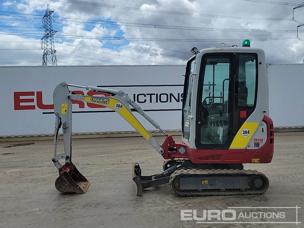 2020 Takeuchi TB216 - Ekskavator mini: gambar 2 2020 Takeuchi TB216 - Ekskavator mini: gambar 2