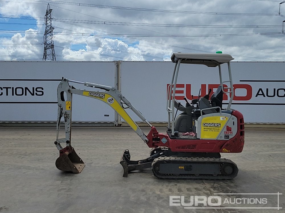 2020 Takeuchi TB216 - Ekskavator mini: gambar 2 2020 Takeuchi TB216 - Ekskavator mini: gambar 2