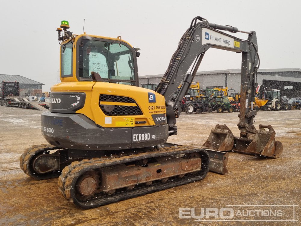2020 Volvo ECR88D - Ekskavator mini: gambar 5 2020 Volvo ECR88D - Ekskavator mini: gambar 5