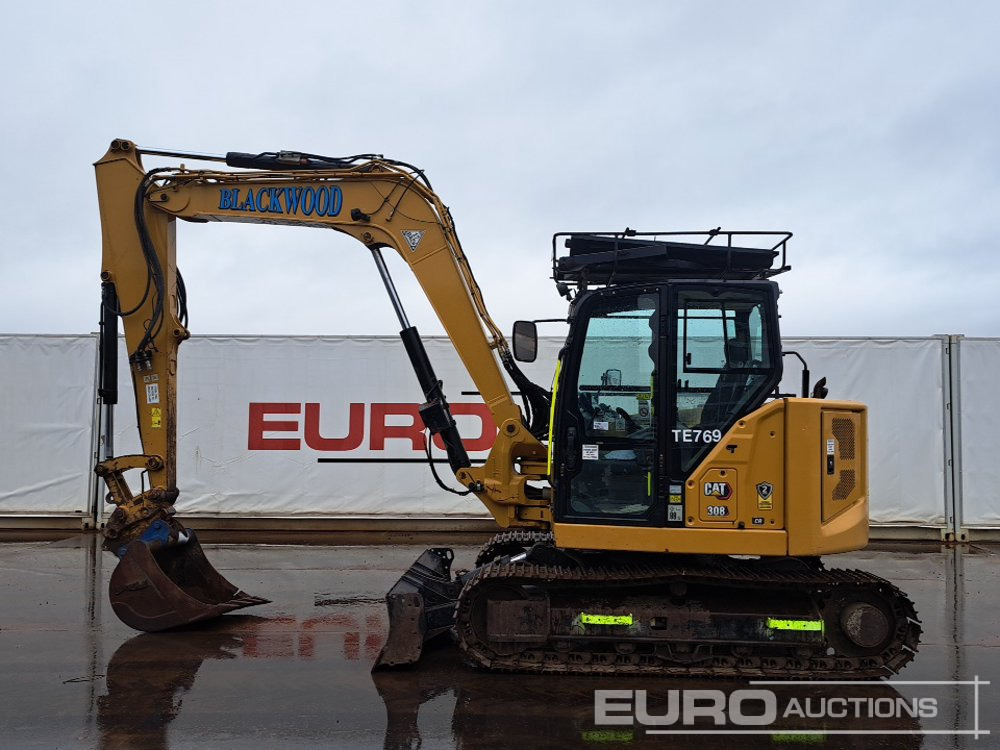 2021 CAT 308CR - Ekskavator mini: gambar 2 2021 CAT 308CR - Ekskavator mini: gambar 2