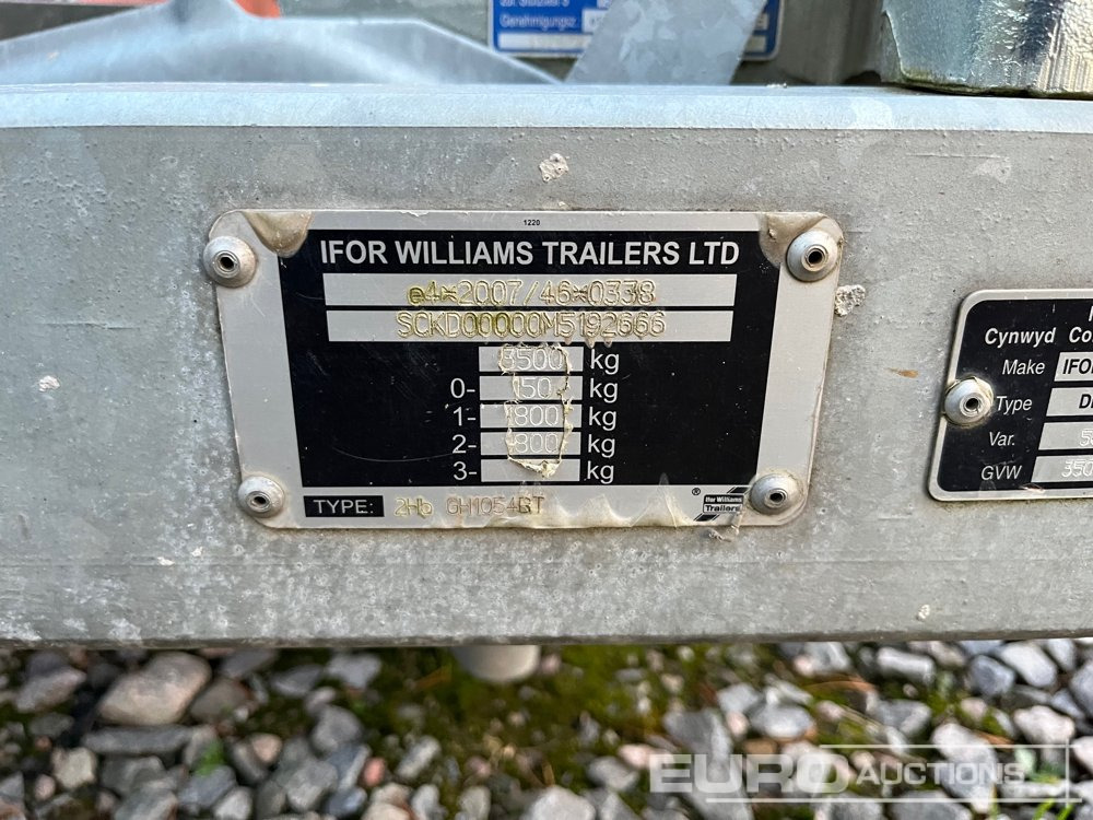 2021 Ifor Williams GH1054BT - Trailer untuk mesin konstruksi: gambar 2 2021 Ifor Williams GH1054BT - Trailer untuk mesin konstruksi: gambar 2