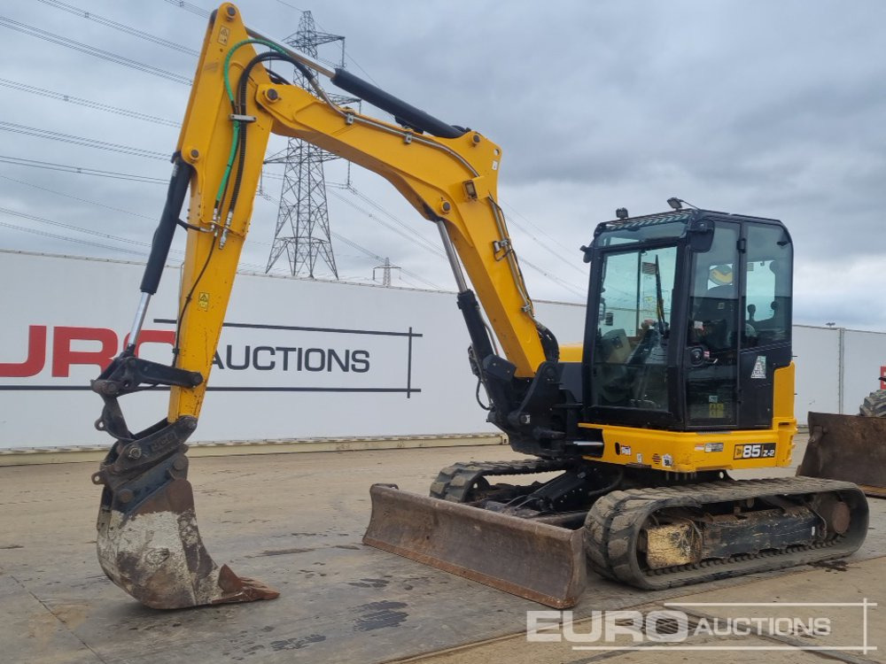 2021 JCB 85Z-2 - Ekskavator mini: gambar 1 2021 JCB 85Z-2 - Ekskavator mini: gambar 1