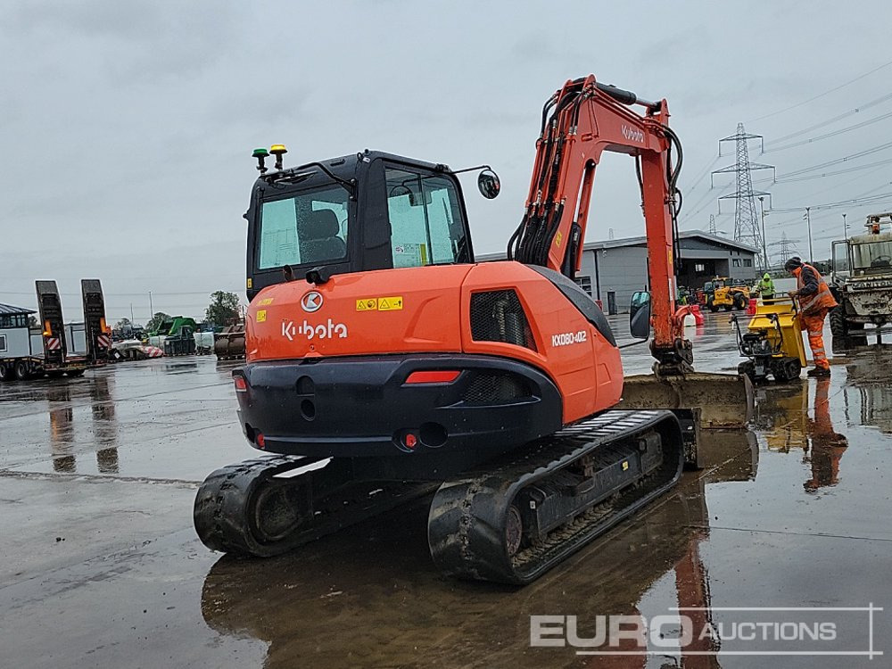 2021 Kubota KX080-4A2 - Ekskavator mini: gambar 5 2021 Kubota KX080-4A2 - Ekskavator mini: gambar 5