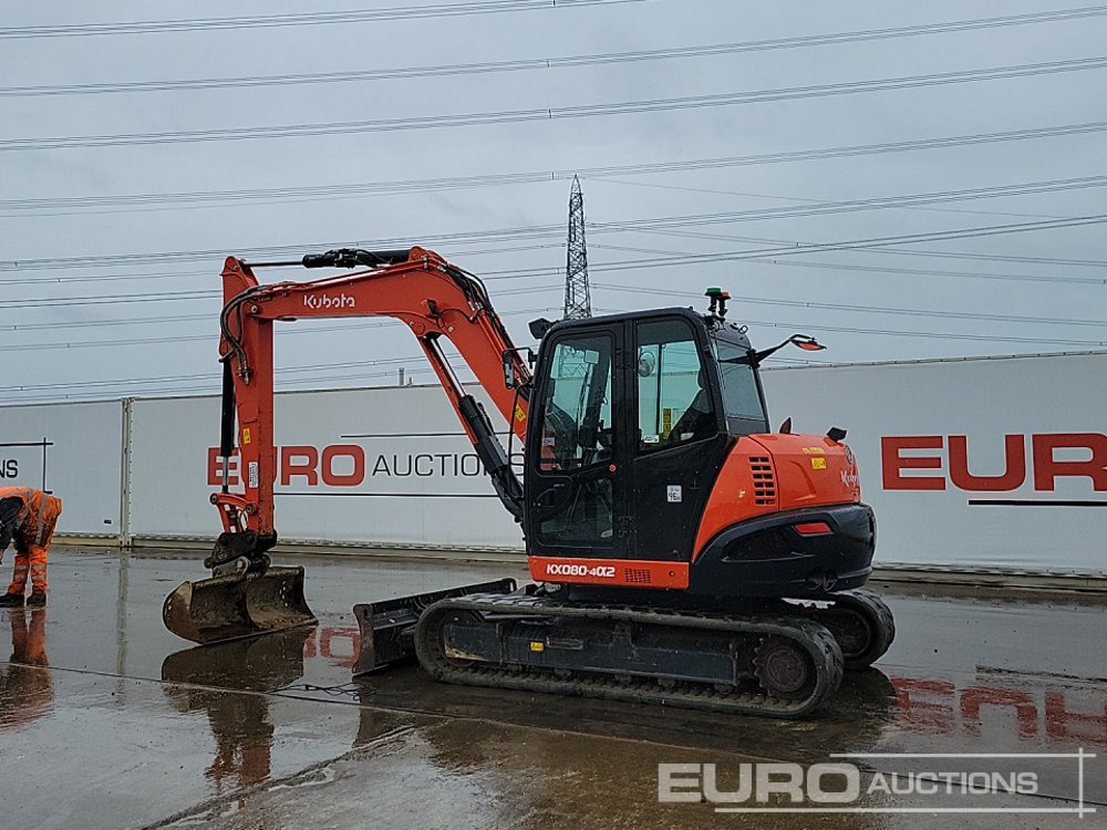 2021 Kubota KX080-4A2 - Ekskavator mini: gambar 3 2021 Kubota KX080-4A2 - Ekskavator mini: gambar 3