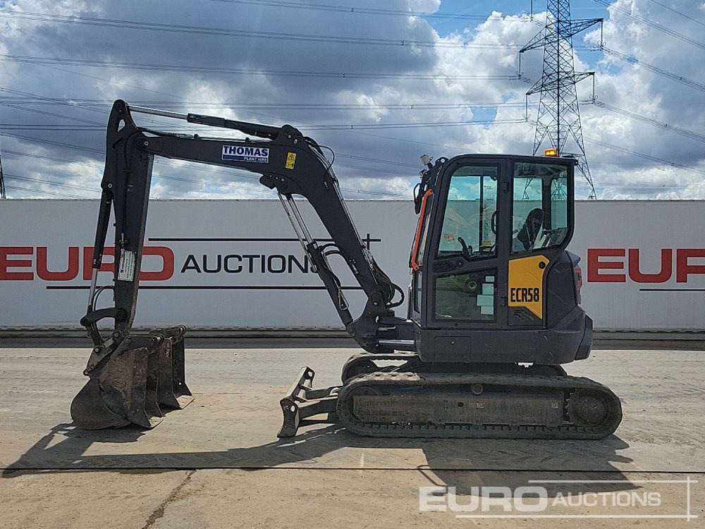 2021 Volvo ECR58F - Ekskavator mini: gambar 2 2021 Volvo ECR58F - Ekskavator mini: gambar 2
