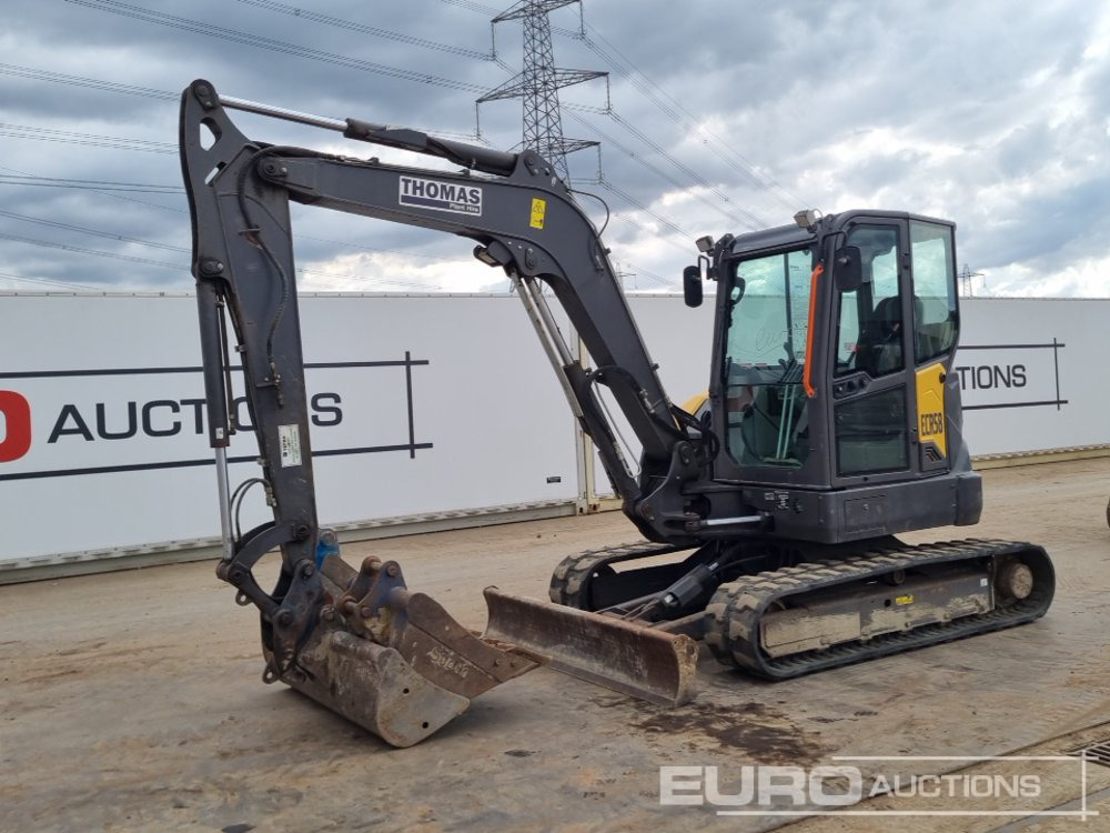 2021 Volvo ECR58F - Ekskavator mini: gambar 1 2021 Volvo ECR58F - Ekskavator mini: gambar 1