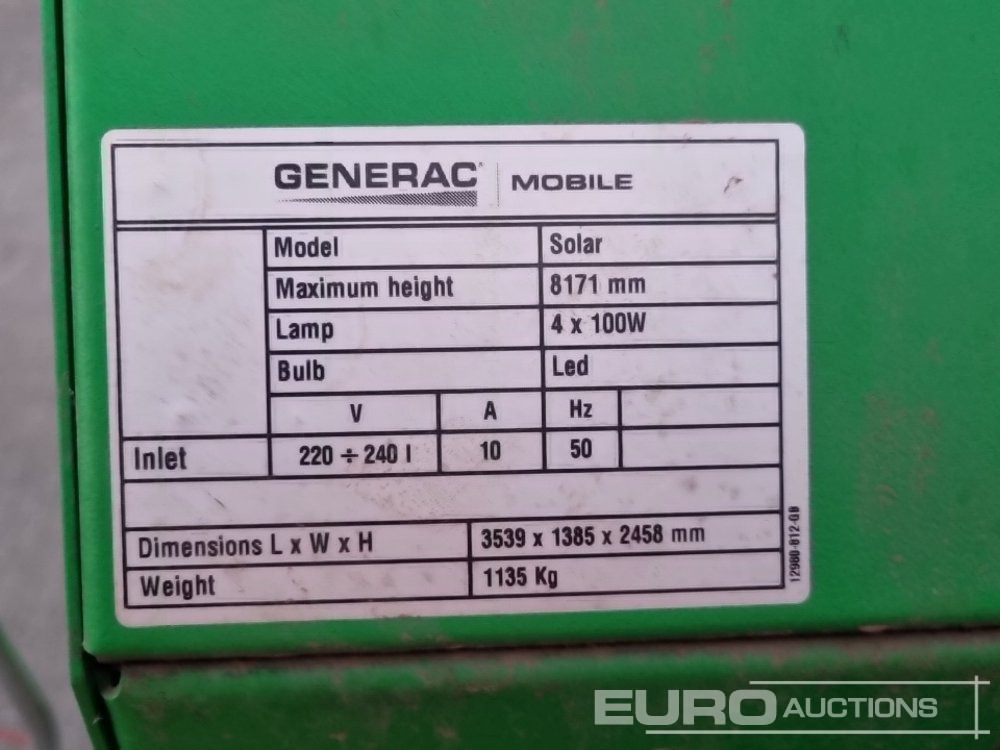 Menara penerangan 2022 Generac Solar: gambar 34 Menara penerangan 2022 Generac Solar: gambar 34