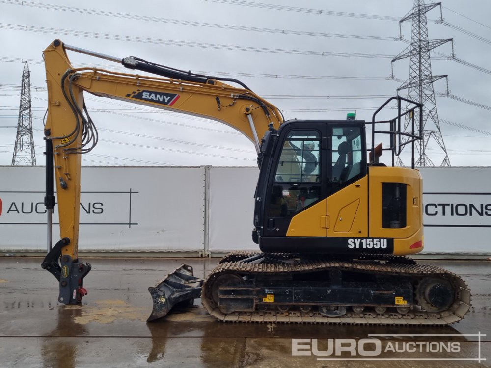 2022 Sany SY155U - Ekskavator perayap: gambar 2 2022 Sany SY155U - Ekskavator perayap: gambar 2