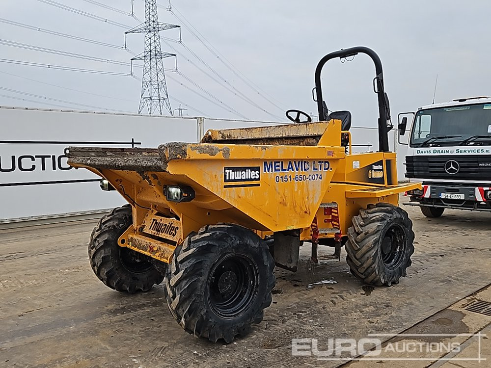 2022 Thwaites 6 Ton Dumper, Forward Facing Camera, Roll Bar - Tempat sampah mini: gambar 1 2022 Thwaites 6 Ton Dumper, Forward Facing Camera, Roll Bar - Tempat sampah mini: gambar 1