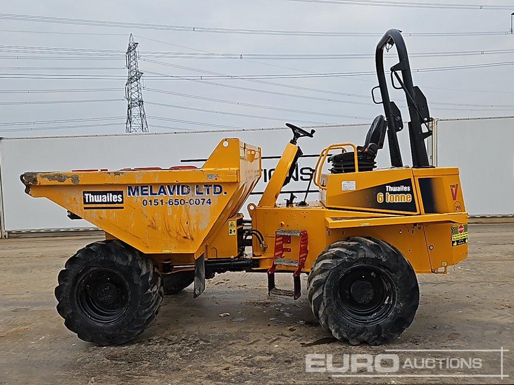 2022 Thwaites 6 Ton Dumper, Forward Facing Camera, Roll Bar - Tempat sampah mini: gambar 2 2022 Thwaites 6 Ton Dumper, Forward Facing Camera, Roll Bar - Tempat sampah mini: gambar 2