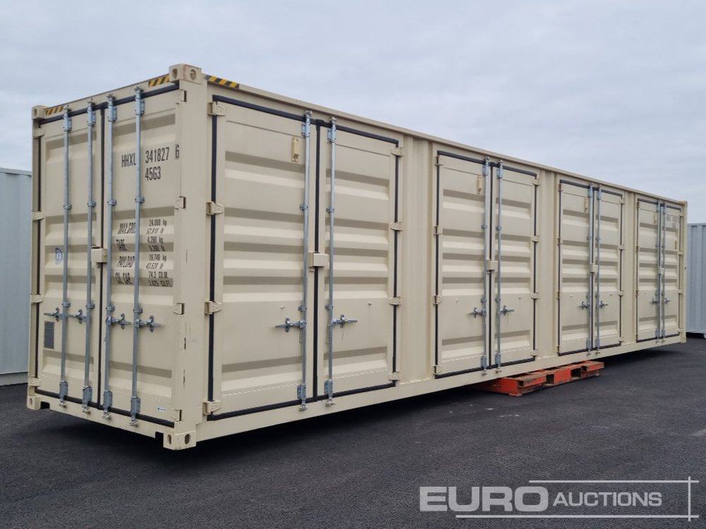 2025 40' x 8' High Cube Container, 4 Side Doors, 1 End Door (Cannot Be Reconsigned) - Kontainer pengiriman: gambar 1 2025 40' x 8' High Cube Container, 4 Side Doors, 1 End Door (Cannot Be Reconsigned) - Kontainer pengiriman: gambar 1