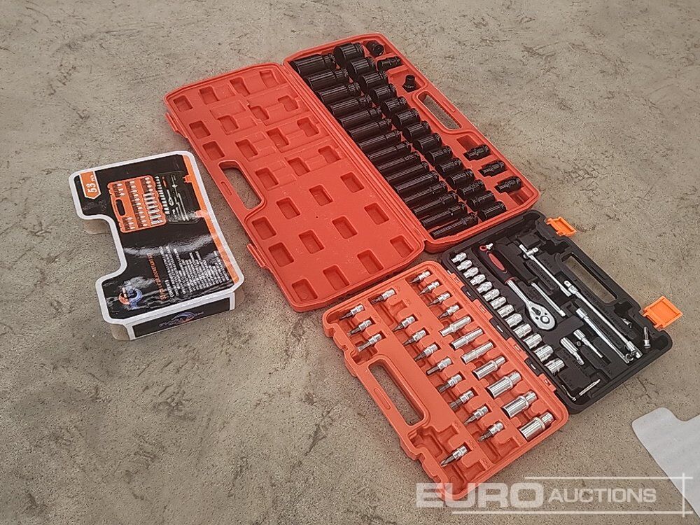 32pc 1/2 Socket Set, 53pc Socket & Bit Set - Peralatan bengkel: gambar 4 32pc 1/2 Socket Set, 53pc Socket & Bit Set - Peralatan bengkel: gambar 4