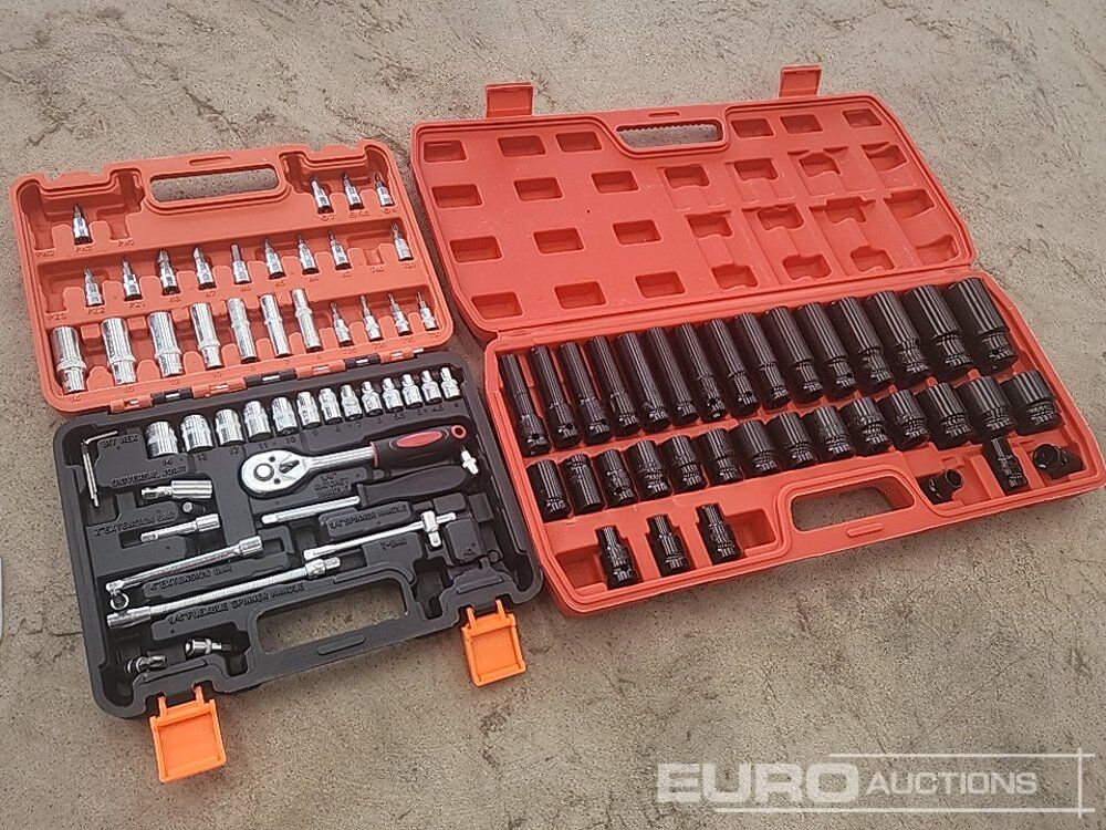32pc 1/2 Socket Set, 53pc Socket & Bit Set - Peralatan bengkel: gambar 1 32pc 1/2 Socket Set, 53pc Socket & Bit Set - Peralatan bengkel: gambar 1