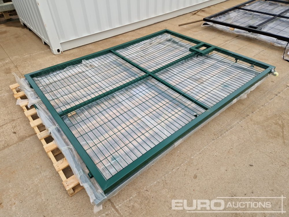 3m x 2.3m Heavy Duty Galvanized Powder Coated Gate (2 of), 100mm x 100mm Post (2 of), Assembly Kit (Green) - Membangun inventaris: gambar 1 3m x 2.3m Heavy Duty Galvanized Powder Coated Gate (2 of), 100mm x 100mm Post (2 of), Assembly Kit (Green) - Membangun inventaris: gambar 1