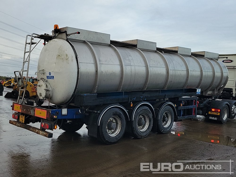Crane Freuhauf Tri Axle Tanker Trailer - Semi-trailer tangki: gambar 5 Crane Freuhauf Tri Axle Tanker Trailer - Semi-trailer tangki: gambar 5