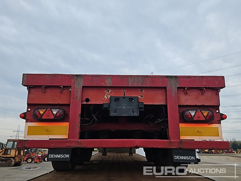 Dennison Trailers Tri Axle Extendable Flat Bed Trailer - Semi-trailer flatbed: gambar 4 Dennison Trailers Tri Axle Extendable Flat Bed Trailer - Semi-trailer flatbed: gambar 4