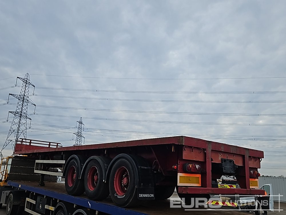 Dennison Trailers Tri Axle Extendable Flat Bed Trailer - Semi-trailer flatbed: gambar 3 Dennison Trailers Tri Axle Extendable Flat Bed Trailer - Semi-trailer flatbed: gambar 3