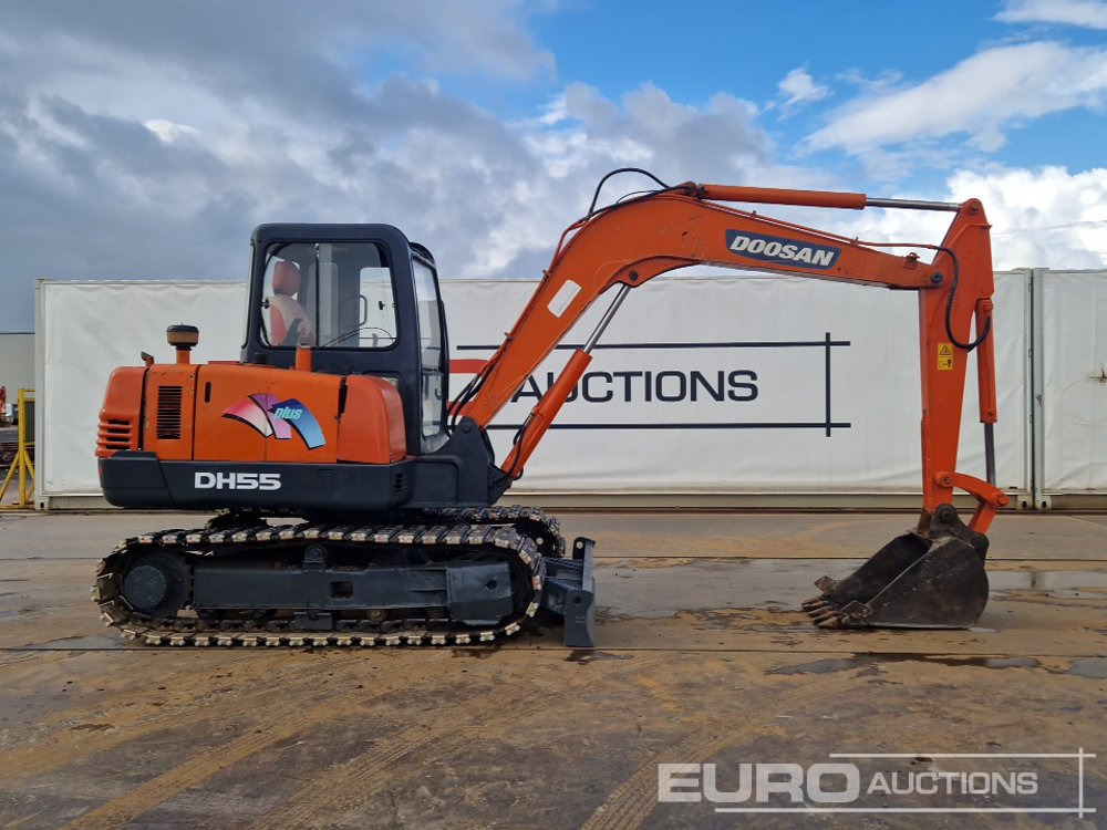 Doosan DH55-V - Ekskavator mini: gambar 4 Doosan DH55-V - Ekskavator mini: gambar 4
