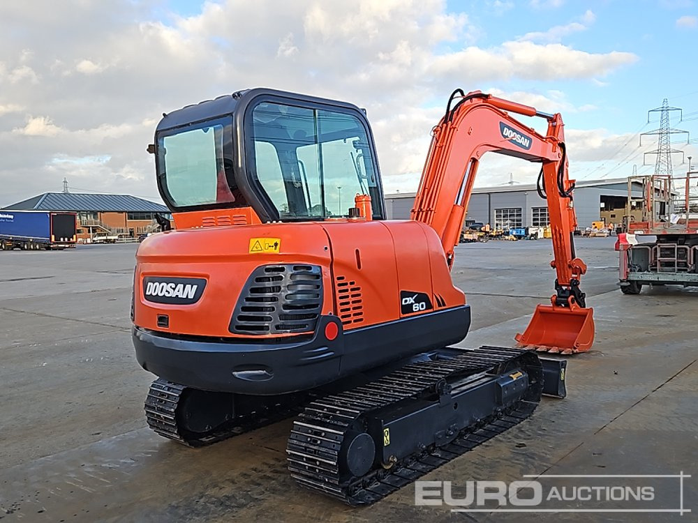 Doosan DX60 - Ekskavator mini: gambar 5 Doosan DX60 - Ekskavator mini: gambar 5