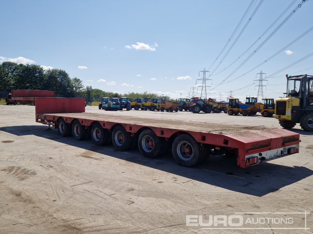 ES-GE 6 Axle Step Frame Extendable Low Loader Trailer, 4 Axle Steer, Air Brakes, Auto Lube - Semi-trailer low bed: gambar 3 ES-GE 6 Axle Step Frame Extendable Low Loader Trailer, 4 Axle Steer, Air Brakes, Auto Lube - Semi-trailer low bed: gambar 3