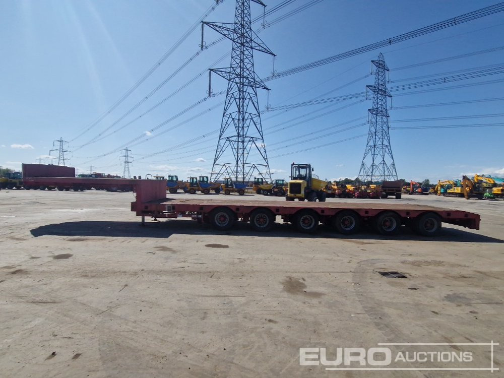 ES-GE 6 Axle Step Frame Extendable Low Loader Trailer, 4 Axle Steer, Air Brakes, Auto Lube - Semi-trailer low bed: gambar 2 ES-GE 6 Axle Step Frame Extendable Low Loader Trailer, 4 Axle Steer, Air Brakes, Auto Lube - Semi-trailer low bed: gambar 2