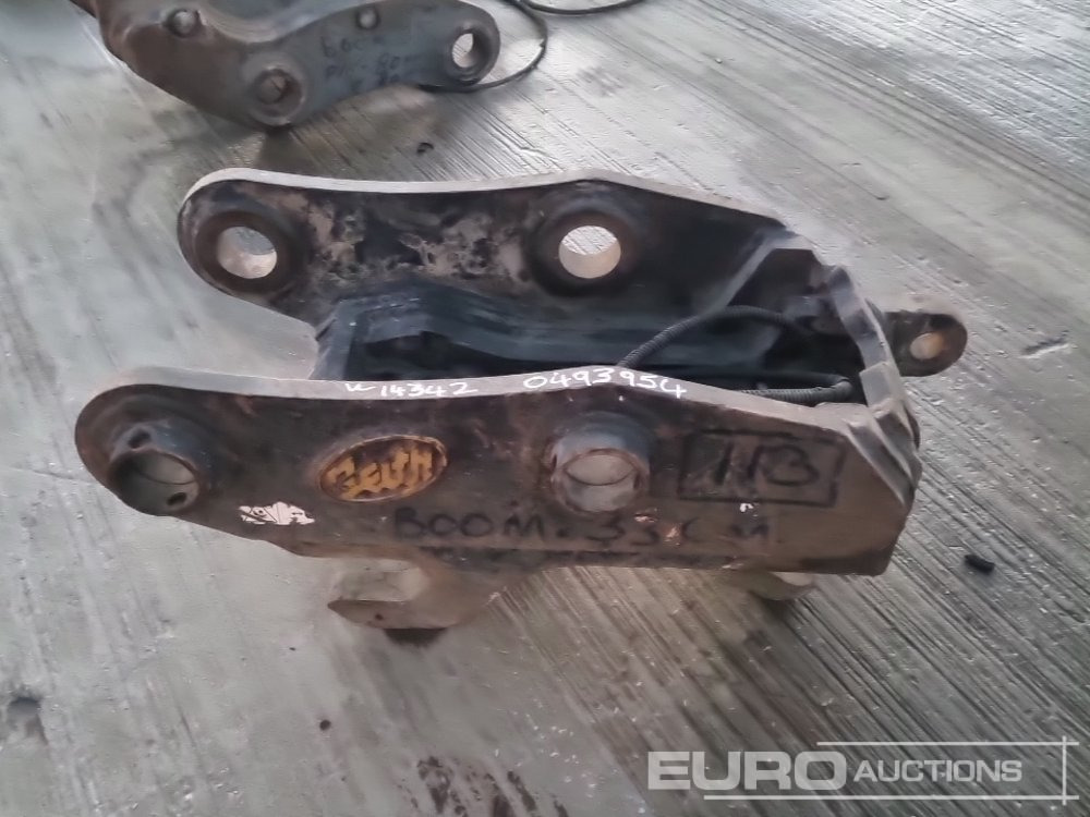 Geith Hydraulic Double Lock Quick Hitch 80mm Pin to suit 20 Ton Excavator - Skrup cepat: gambar 2 Geith Hydraulic Double Lock Quick Hitch 80mm Pin to suit 20 Ton Excavator - Skrup cepat: gambar 2