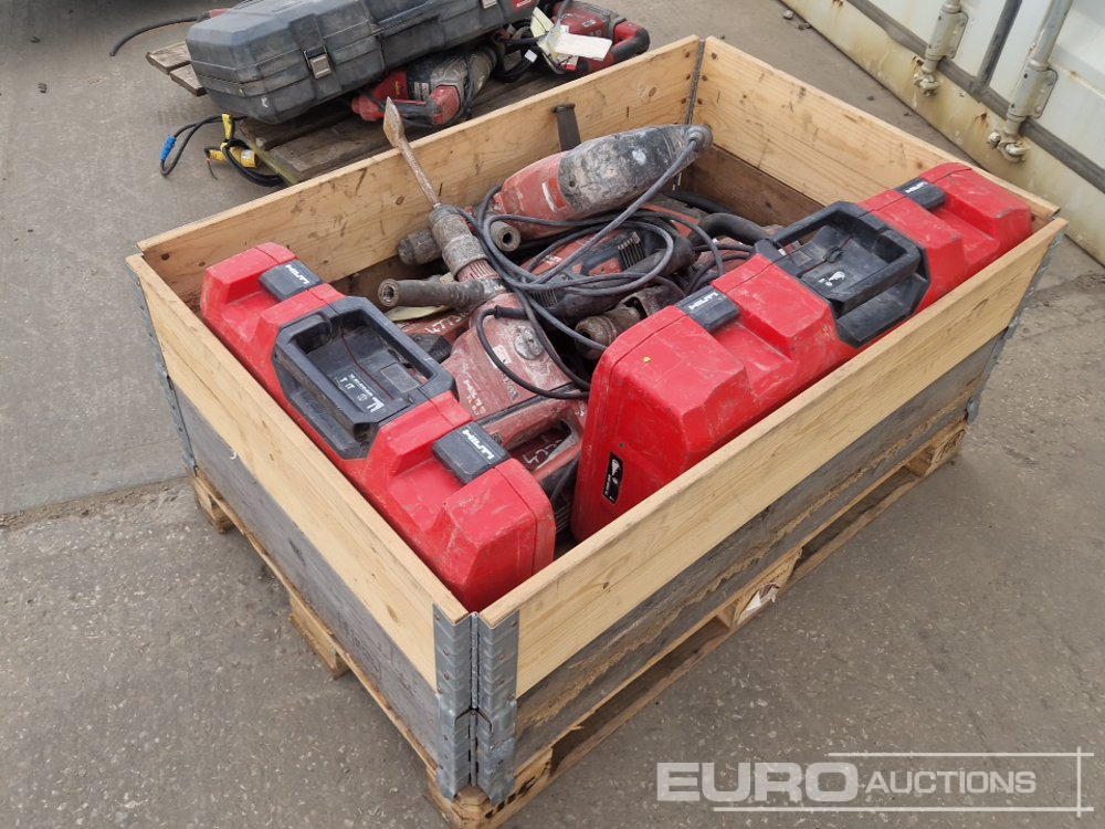 Hilti 110 Volt TE1000 Breaker (5 of), TE80 Hammer Drill/Breaker (2 of), TE60 Hammer Drill/Breaker (2 of) - Membangun inventaris: gambar 3 Hilti 110 Volt TE1000 Breaker (5 of), TE80 Hammer Drill/Breaker (2 of), TE60 Hammer Drill/Breaker (2 of) - Membangun inventaris: gambar 3