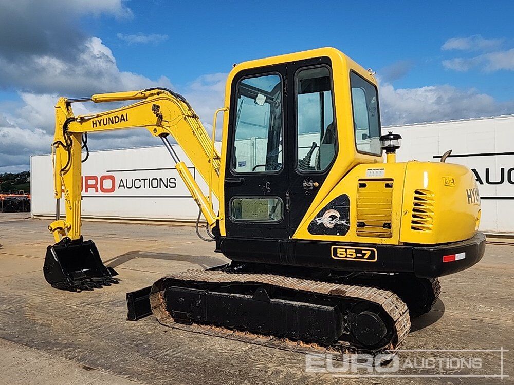 Hyundai R55-7 - Ekskavator mini: gambar 3 Hyundai R55-7 - Ekskavator mini: gambar 3