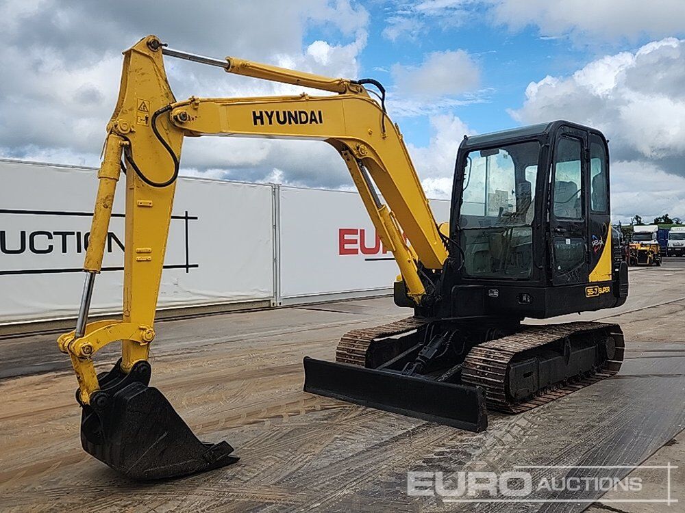 Hyundai R55-7 - Ekskavator mini: gambar 1 Hyundai R55-7 - Ekskavator mini: gambar 1