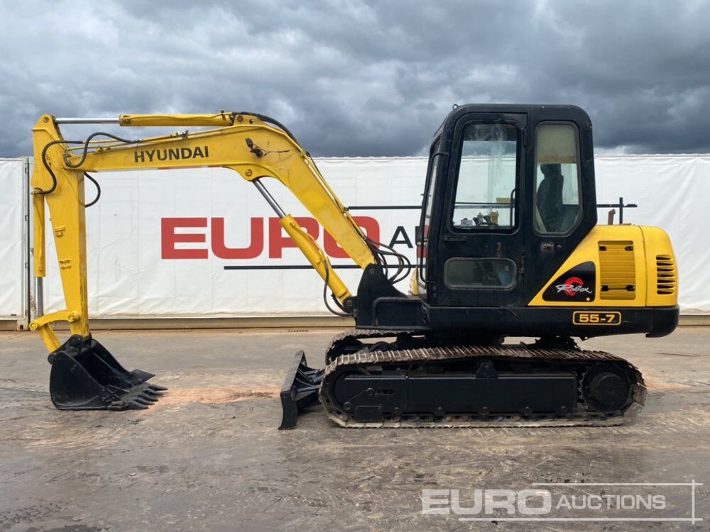 Hyundai R55-7 - Ekskavator mini: gambar 2 Hyundai R55-7 - Ekskavator mini: gambar 2