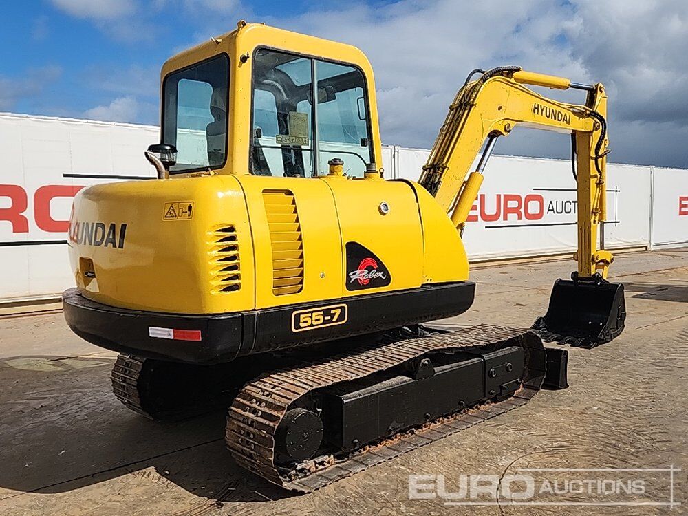 Hyundai R55-7 - Ekskavator mini: gambar 5 Hyundai R55-7 - Ekskavator mini: gambar 5